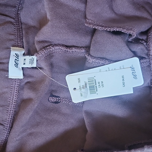 Aerie Brown Joggers NWT SZ M - Picture 6 of 9